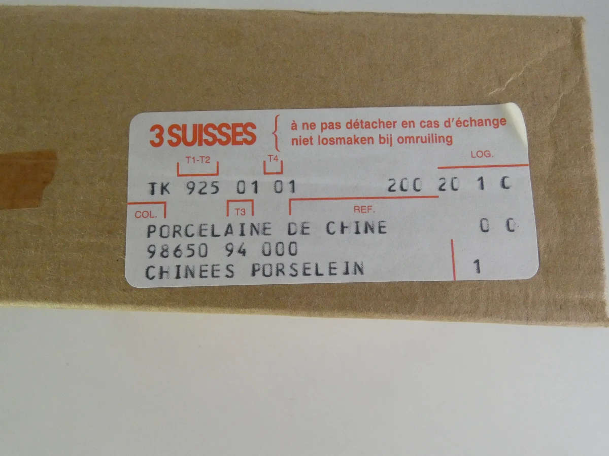 Set van 2 handgeschilderde Chinese porseleinen vazen - foto 21