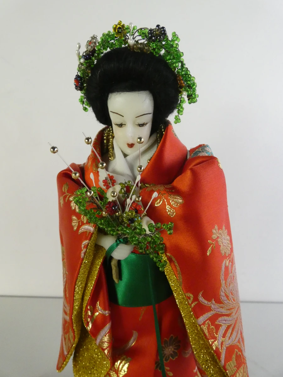 Japanse Geisha Pop in Glazen Vitrine - foto 4