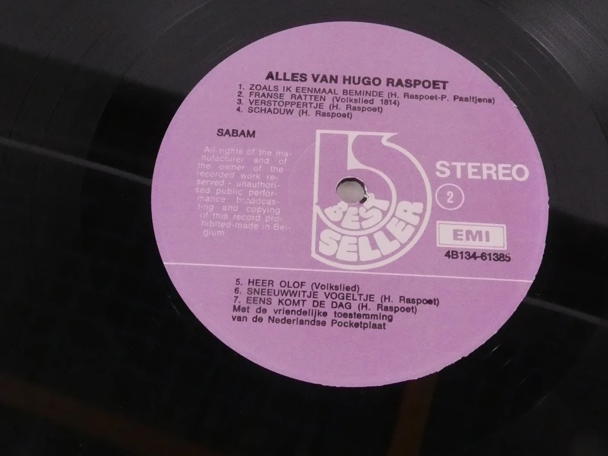 Vinylplaat Alles van Hugo Raspoet - 2LP - foto 7