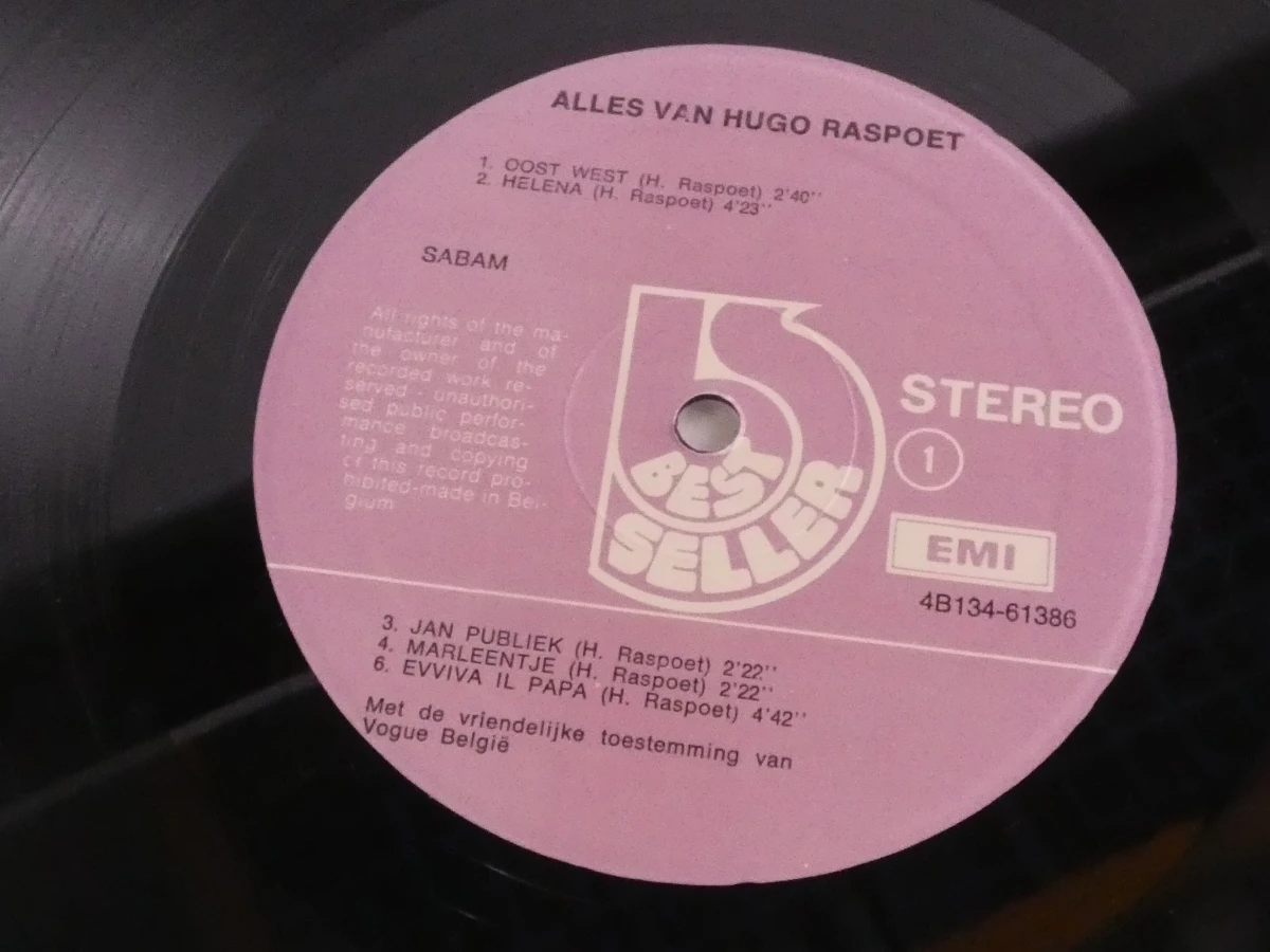 Vinylplaat Alles van Hugo Raspoet - 2LP - foto 8