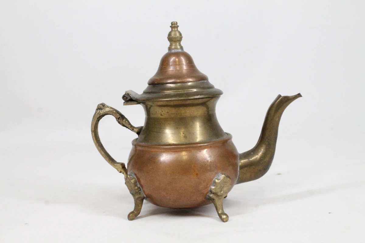 Vintage Marokkaanse miniatuur theepot - foto 2