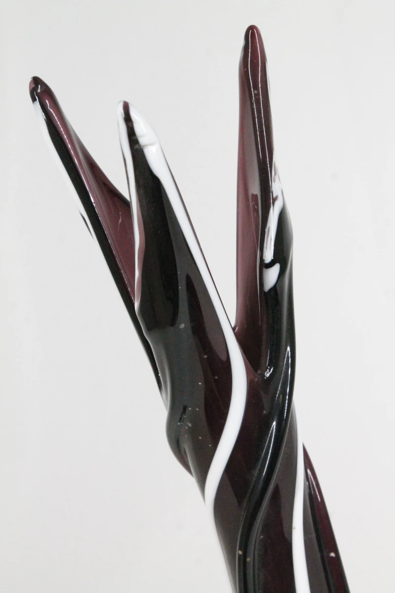 Vintage Murano glazen vaas - foto 5
