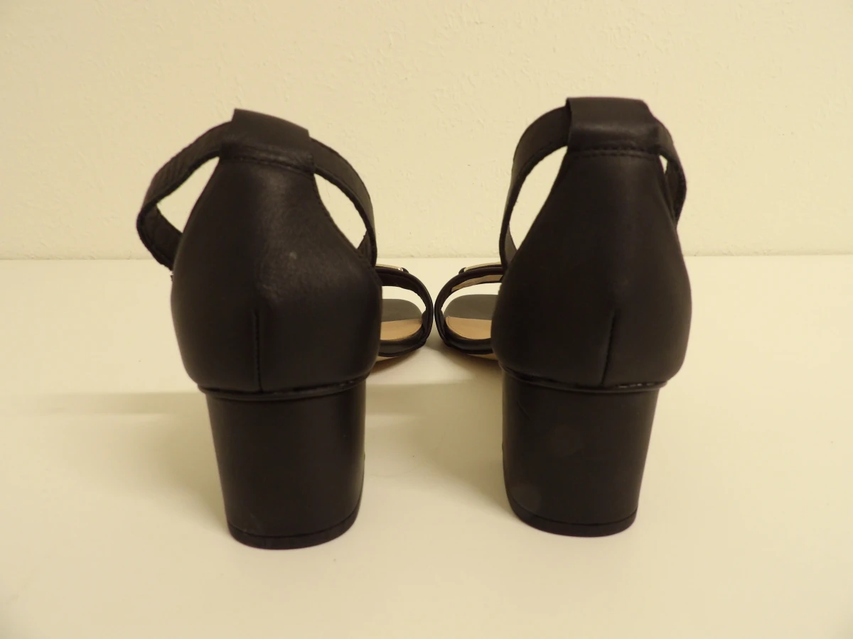 Tommy Hilfiger Hardware Mid Heel zwarte sandalen (maat 39) - foto 5