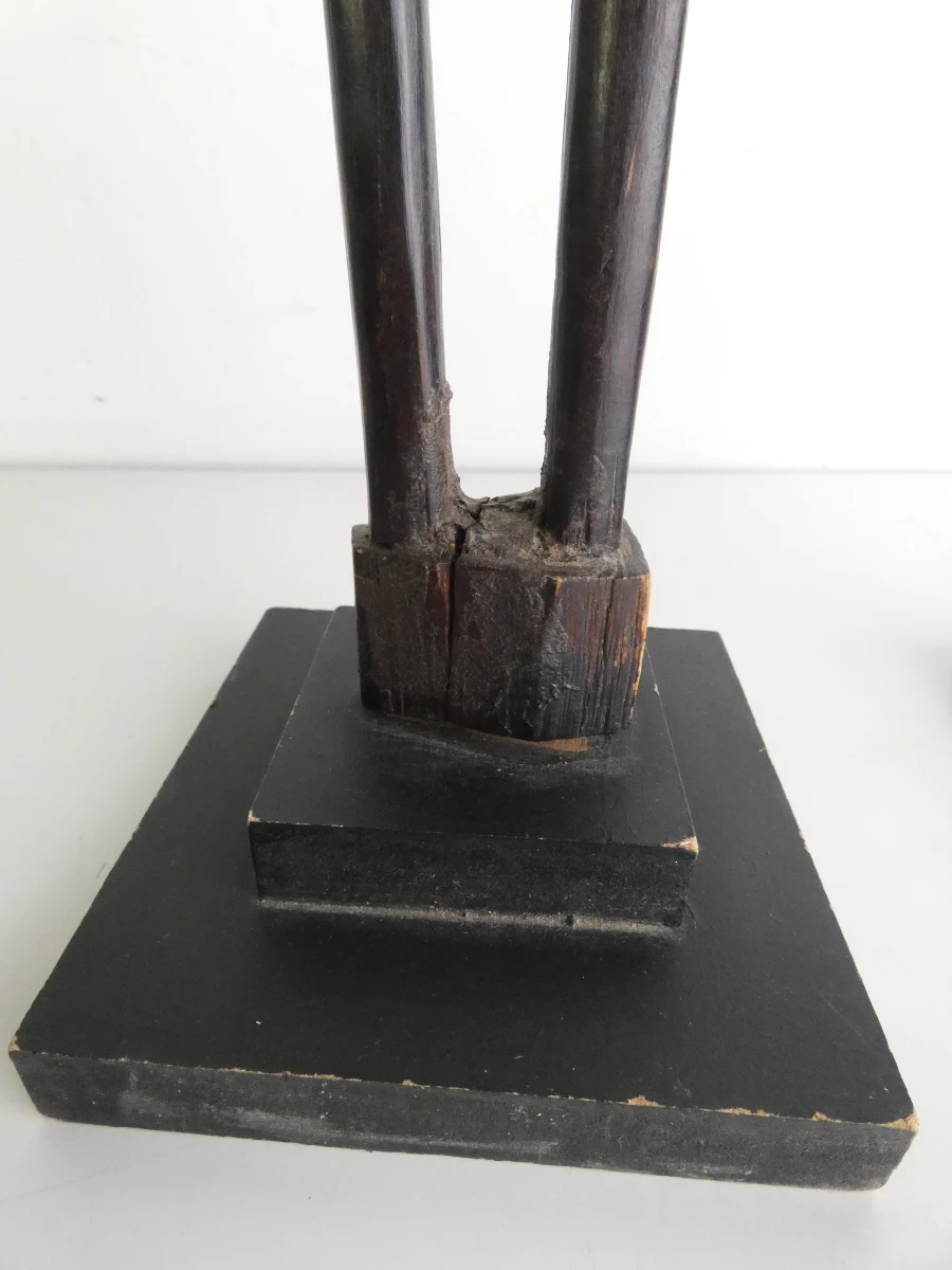 Set van 2 hoge Afrikaanse beeldjes - foto 11