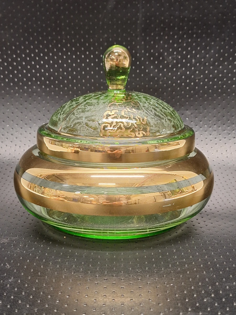 Art Deco "Glass Box" presenteerschaal van De Rupel Boom - foto 2