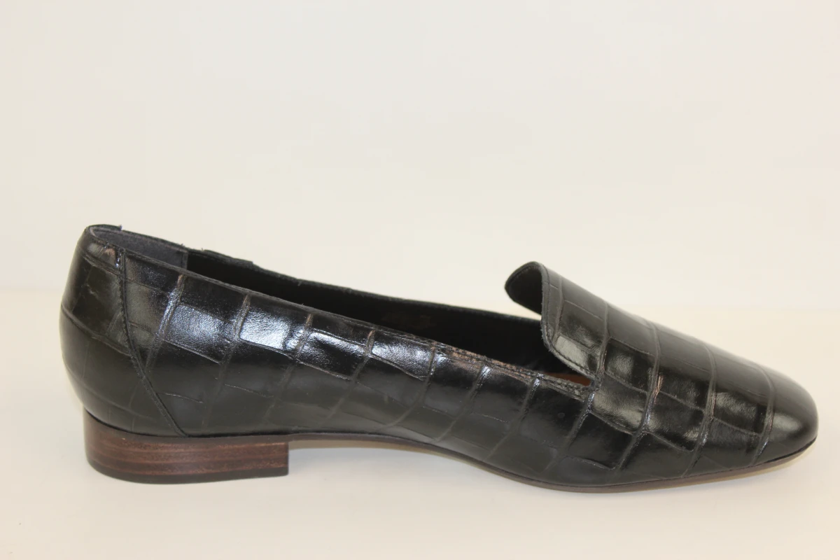Dune London Gael  luxe zwarte  lederen  loafers met krokkodillenprint - foto 7