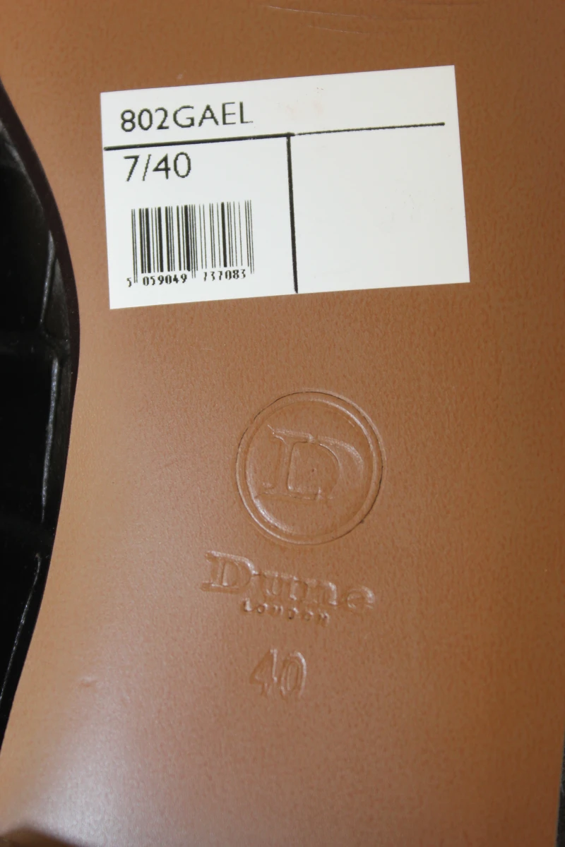 Dune London Gael  luxe zwarte  lederen  loafers met krokkodillenprint - foto 11