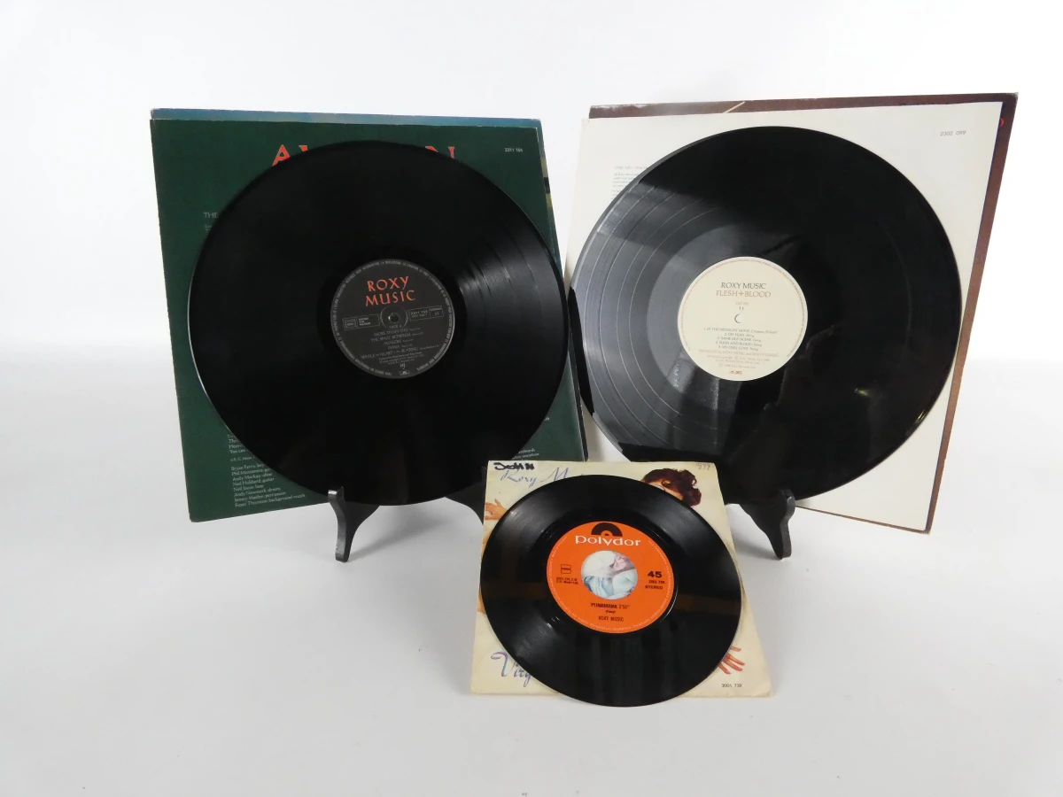 Vintage Roxy Music vinylset - 2 LP's & 1 single - foto 2