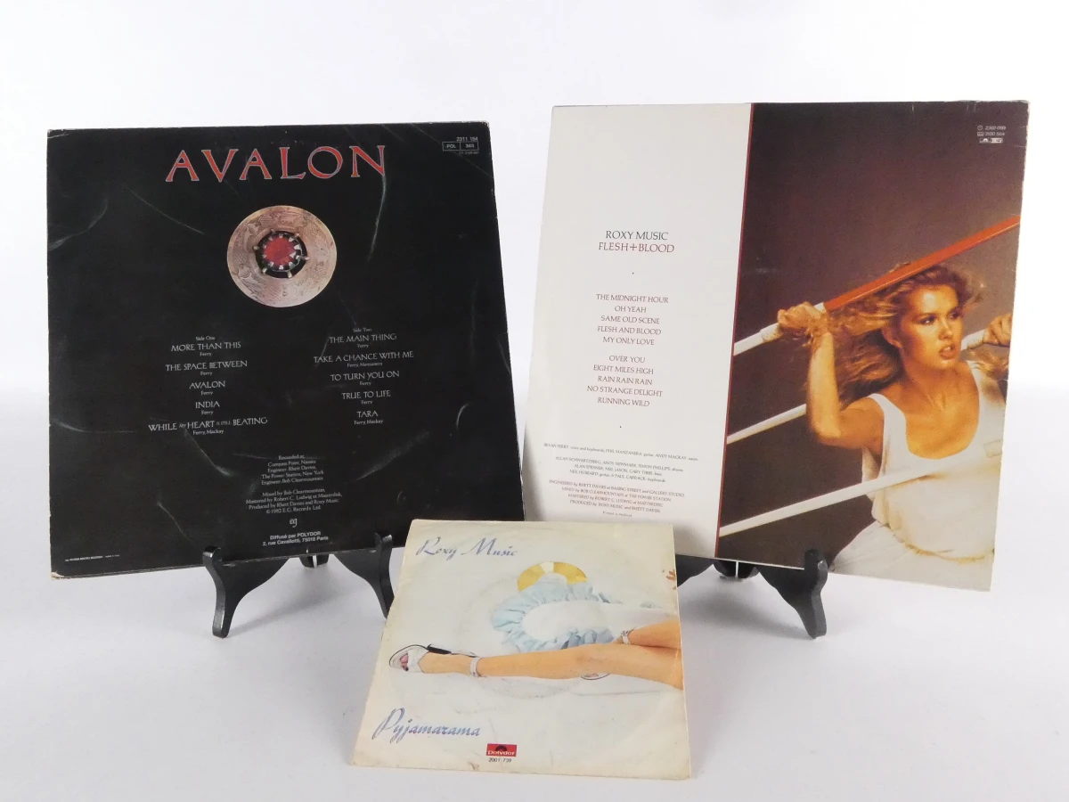 Vintage Roxy Music vinylset - 2 LP's & 1 single - foto 10