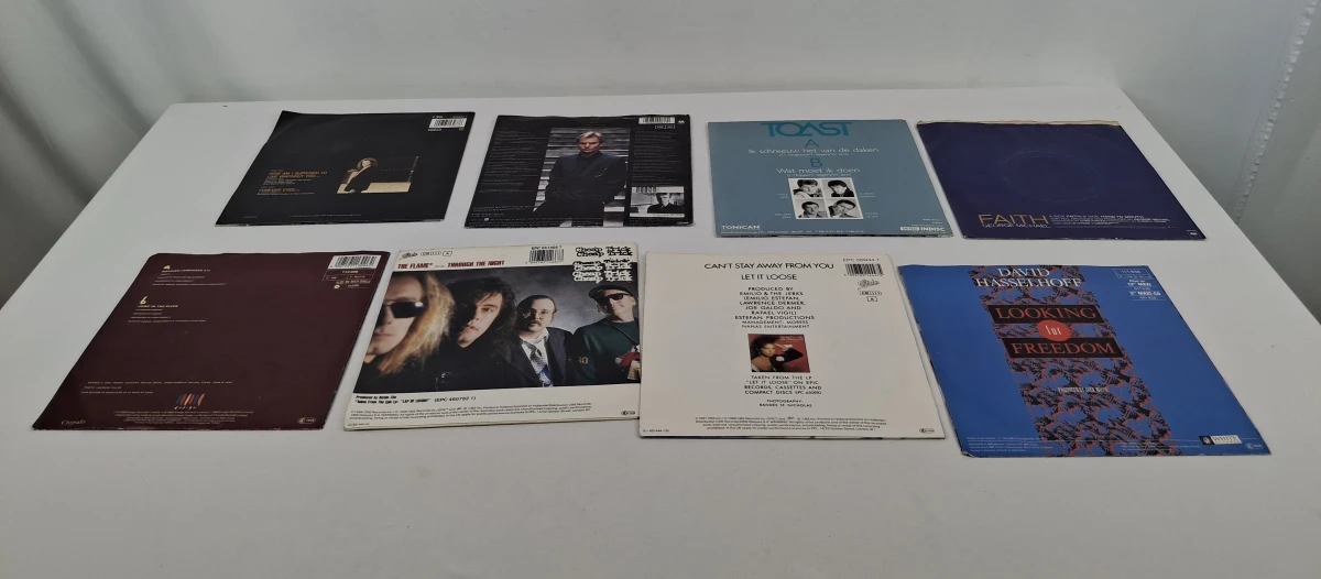 Verzameling van 8 vinyl singles jaren 80-90 - foto 2
