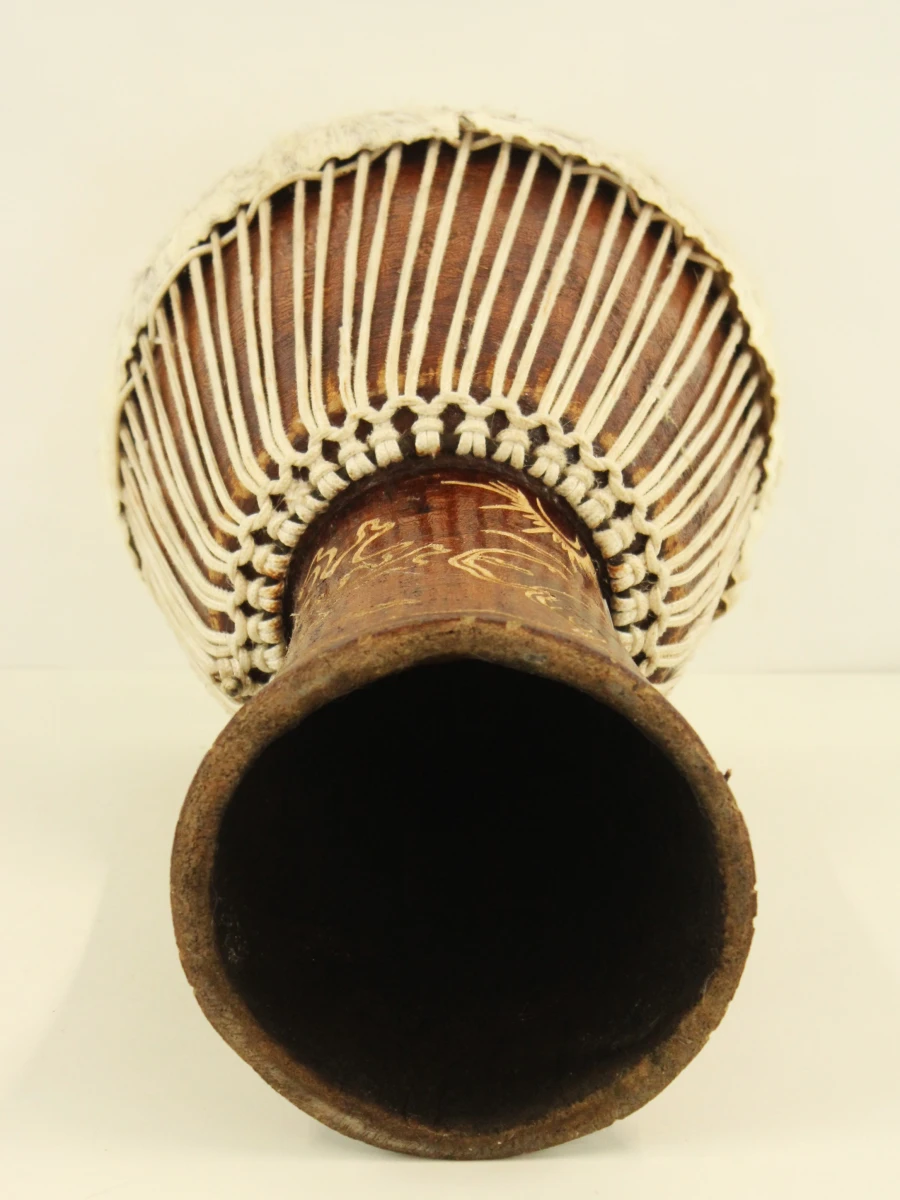 Afrikaanse djembe trommel met dierenmotief - foto 7