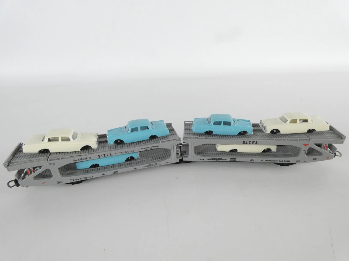 Modeltrein lot – Lima doos met diverse wagons en stoomlocomotief - foto 3