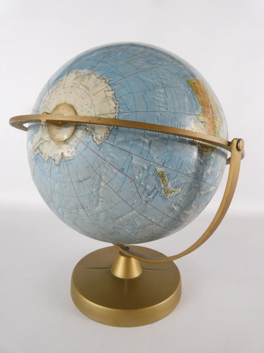 Vintage Scan-Globe wereldbol - Reader’s Digest - foto 3