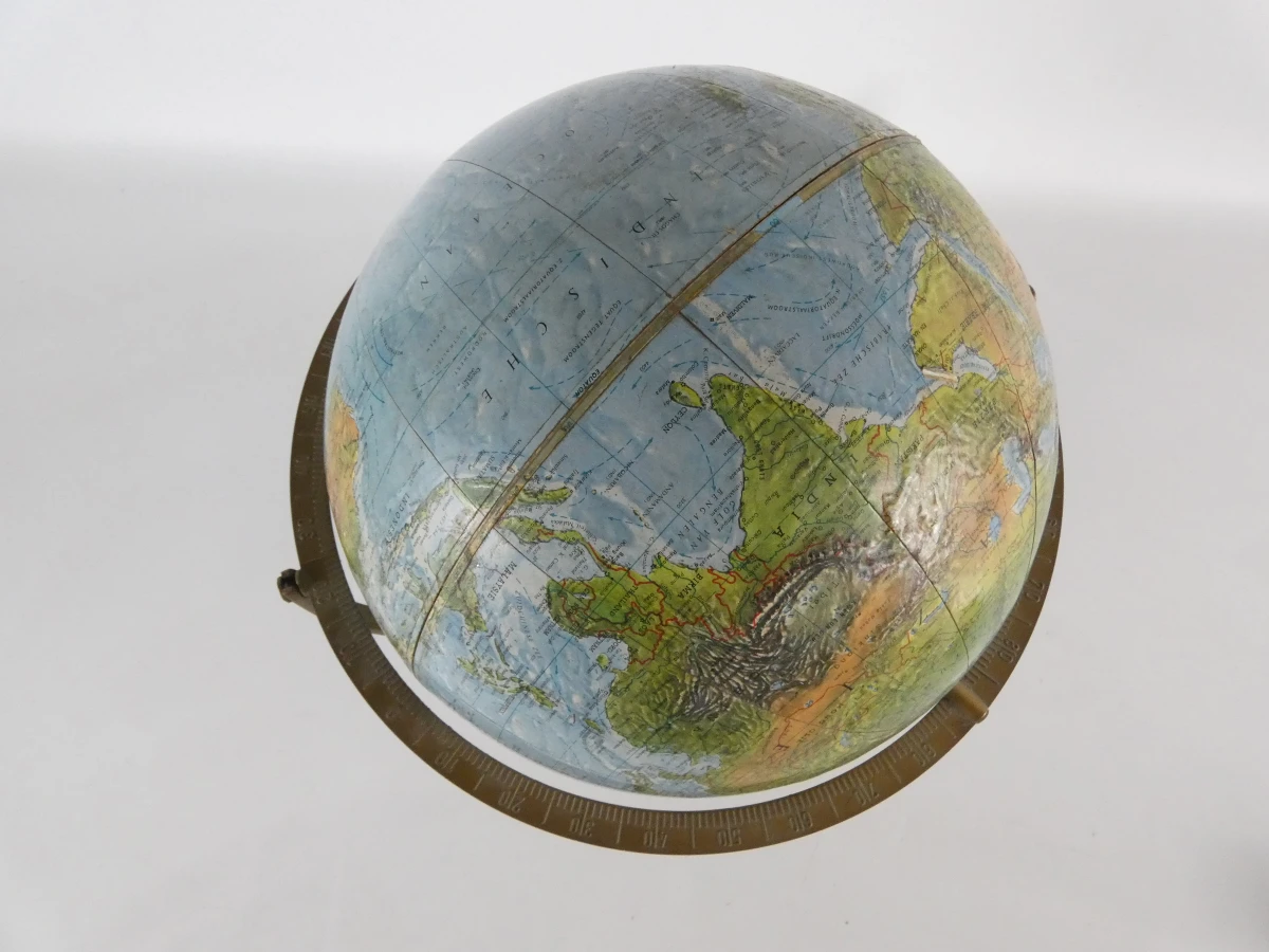 Vintage Scan-Globe wereldbol - Reader’s Digest - foto 5
