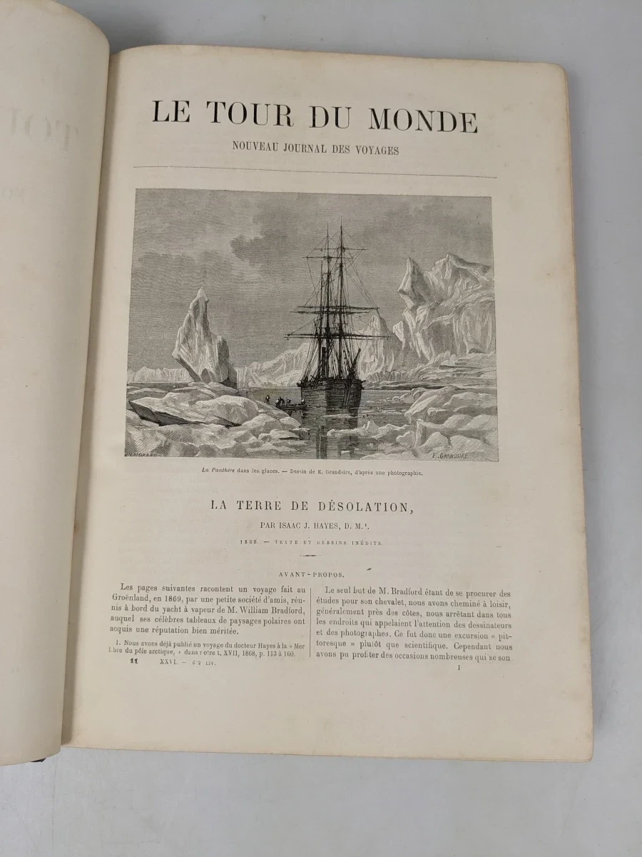 Le Tour du Monde - Set van 9 oude reisboeken van de 19e eeuw - foto 5