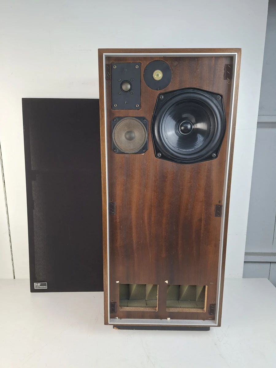 🔊 Vintage IMF Electronics Studio TLS 50 MkII Transmissielijn Luidsprekers – Origineel Gematcht Paar 🔊 - foto 2