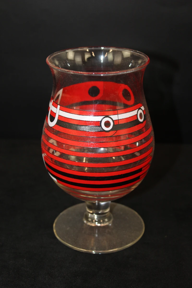 Set van 9 Duvel Art en speciale collectie bierglazen met sleutelhanger - foto 4