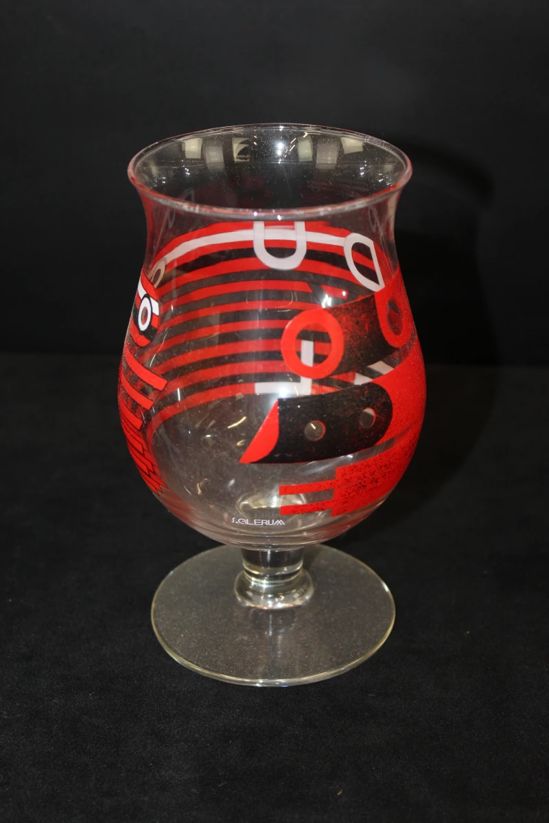 Set van 9 Duvel Art en speciale collectie bierglazen met sleutelhanger - foto 5