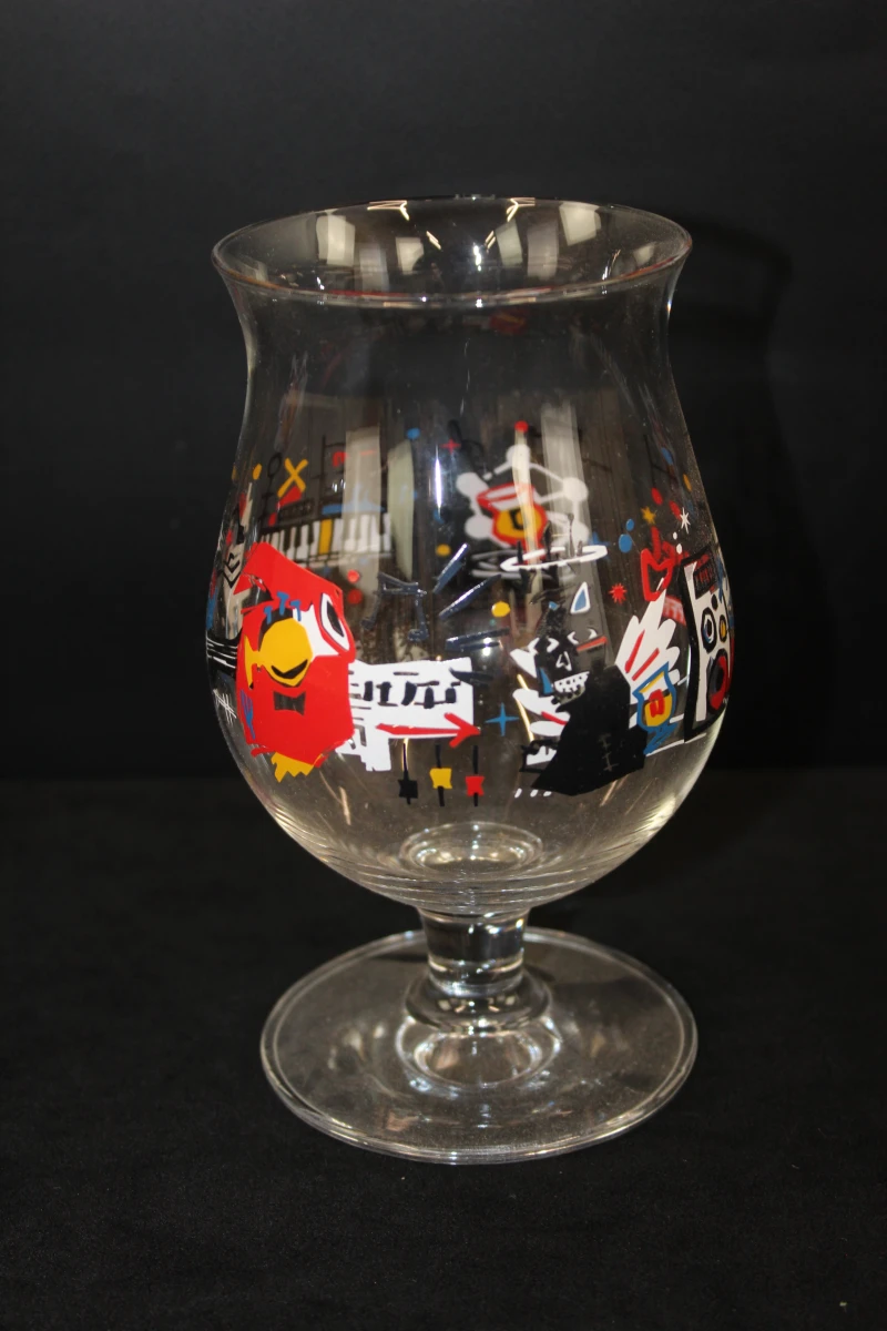 Set van 9 Duvel Art en speciale collectie bierglazen met sleutelhanger - foto 14