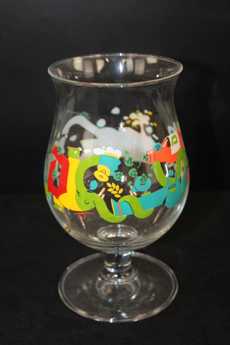 Set van 9 Duvel Art en speciale collectie bierglazen met sleutelhanger - foto 17