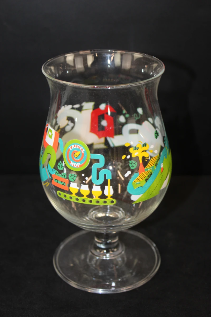 Set van 9 Duvel Art en speciale collectie bierglazen met sleutelhanger - foto 18