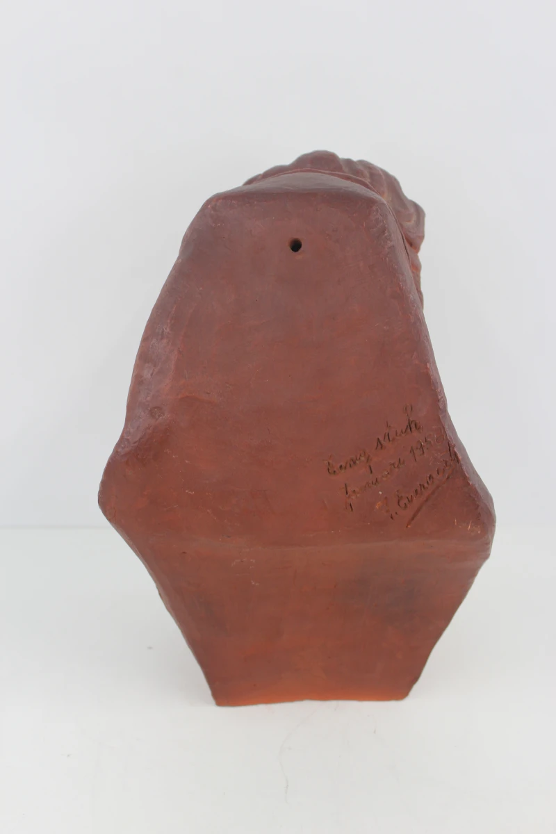 Terracotta buste verpleegster 1958 - Frans Everaerts (1922-2002) - foto 3