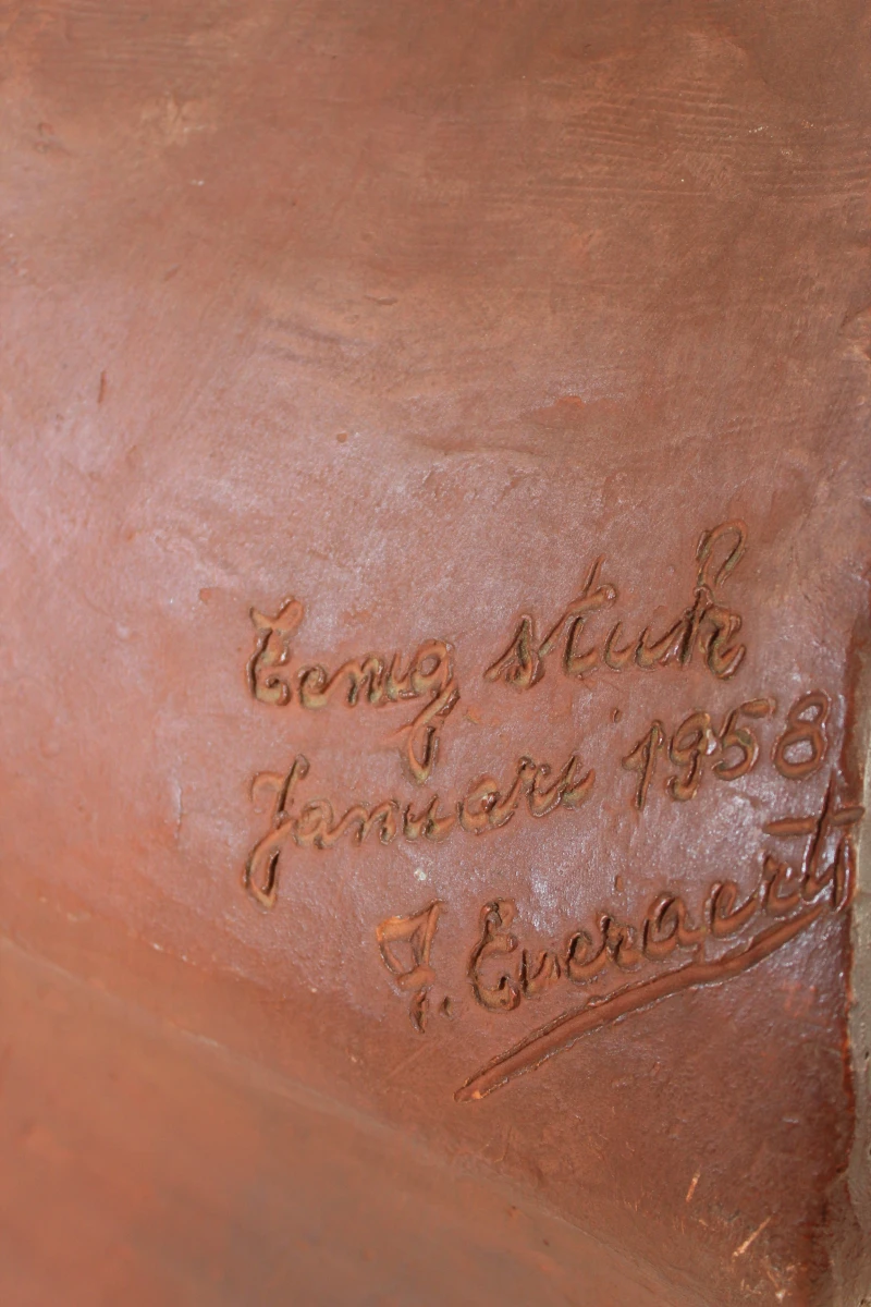 Terracotta buste verpleegster 1958 - Frans Everaerts (1922-2002) - foto 4