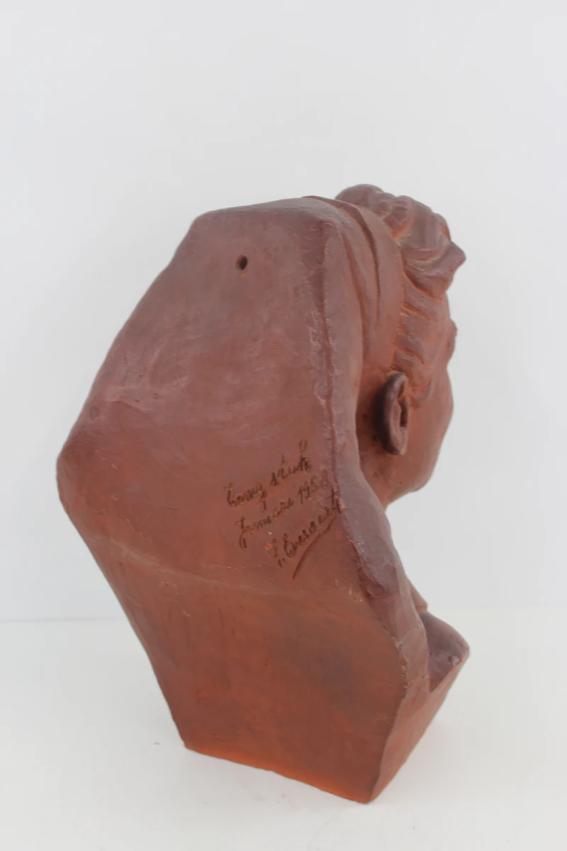 Terracotta buste verpleegster 1958 - Frans Everaerts (1922-2002) - foto 5