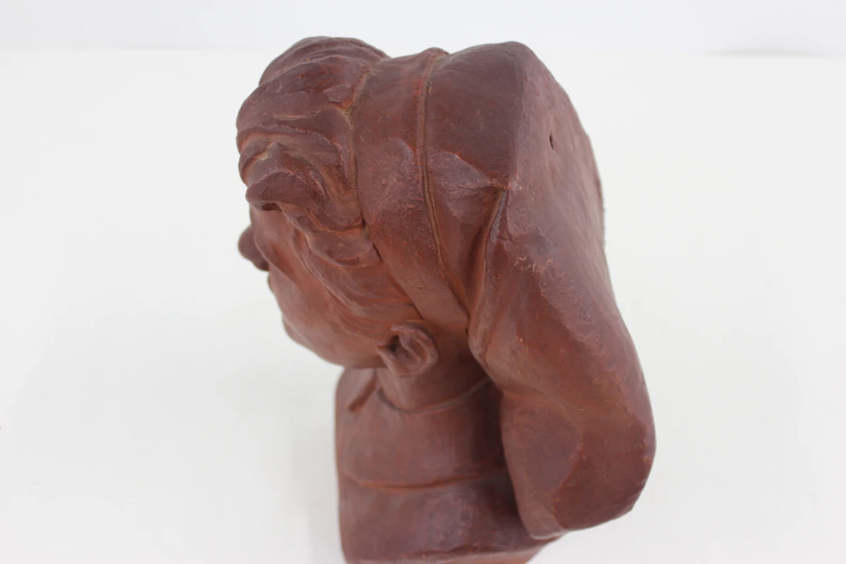 Terracotta buste verpleegster 1958 - Frans Everaerts (1922-2002) - foto 10