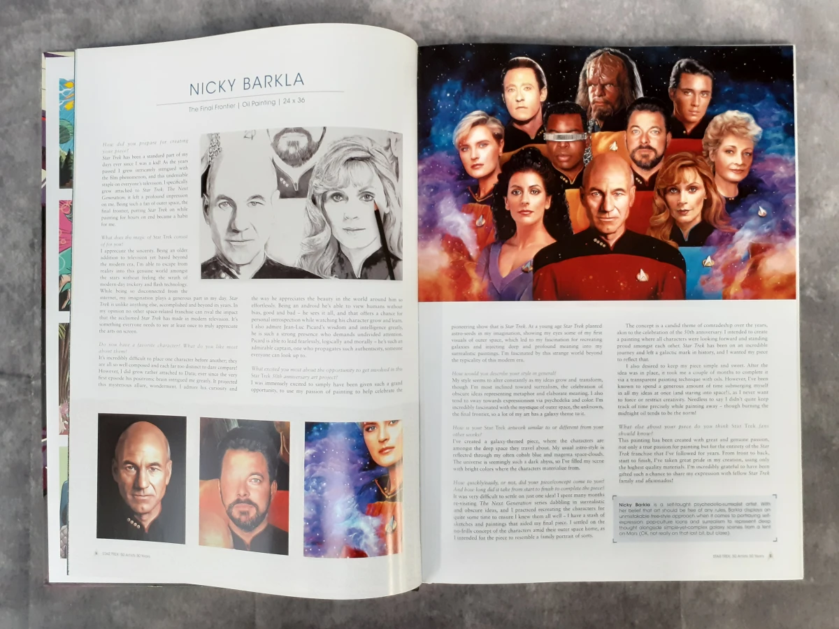 Boek: Star Trek - 50 artists 50 Years - foto 3