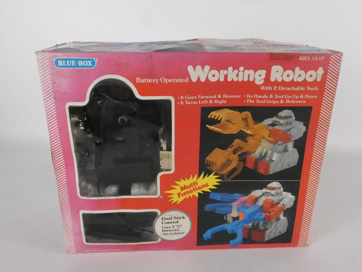 Vintage Blue-Box Working Robot - foto 10