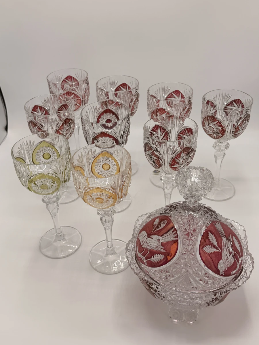 Vintage Hofbauer Kristallen set - foto 4