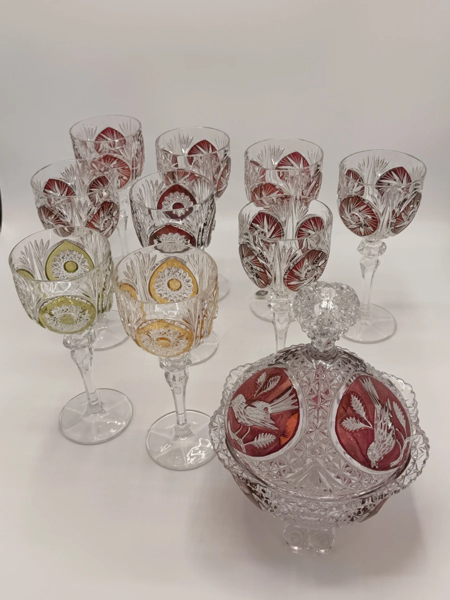 Vintage Hofbauer Kristallen set - foto 3