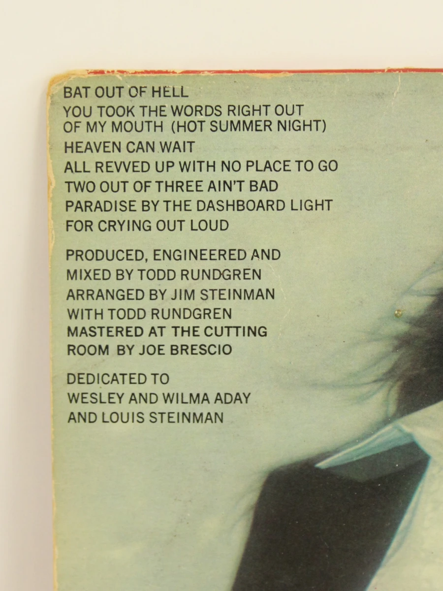 Vinylplaat Meat Loaf - Bat Out of Hell - foto 3
