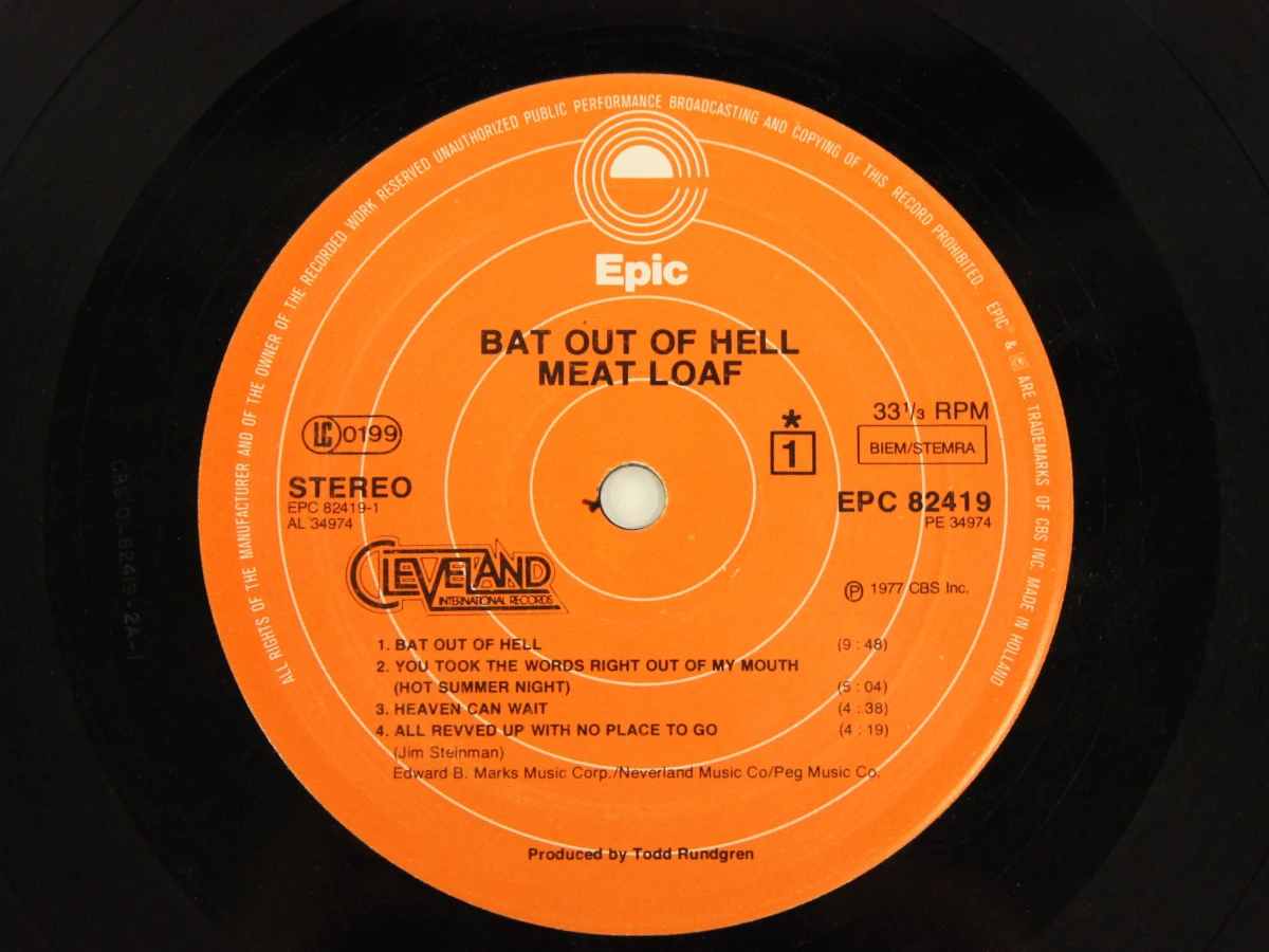 Vinylplaat Meat Loaf - Bat Out of Hell - foto 7