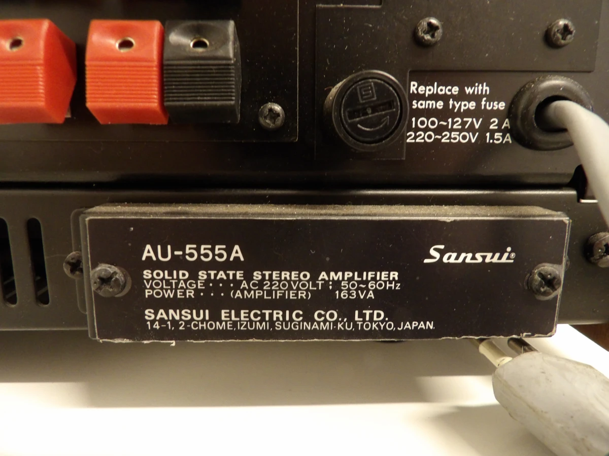 Sansui AU-555A versterker - foto 9