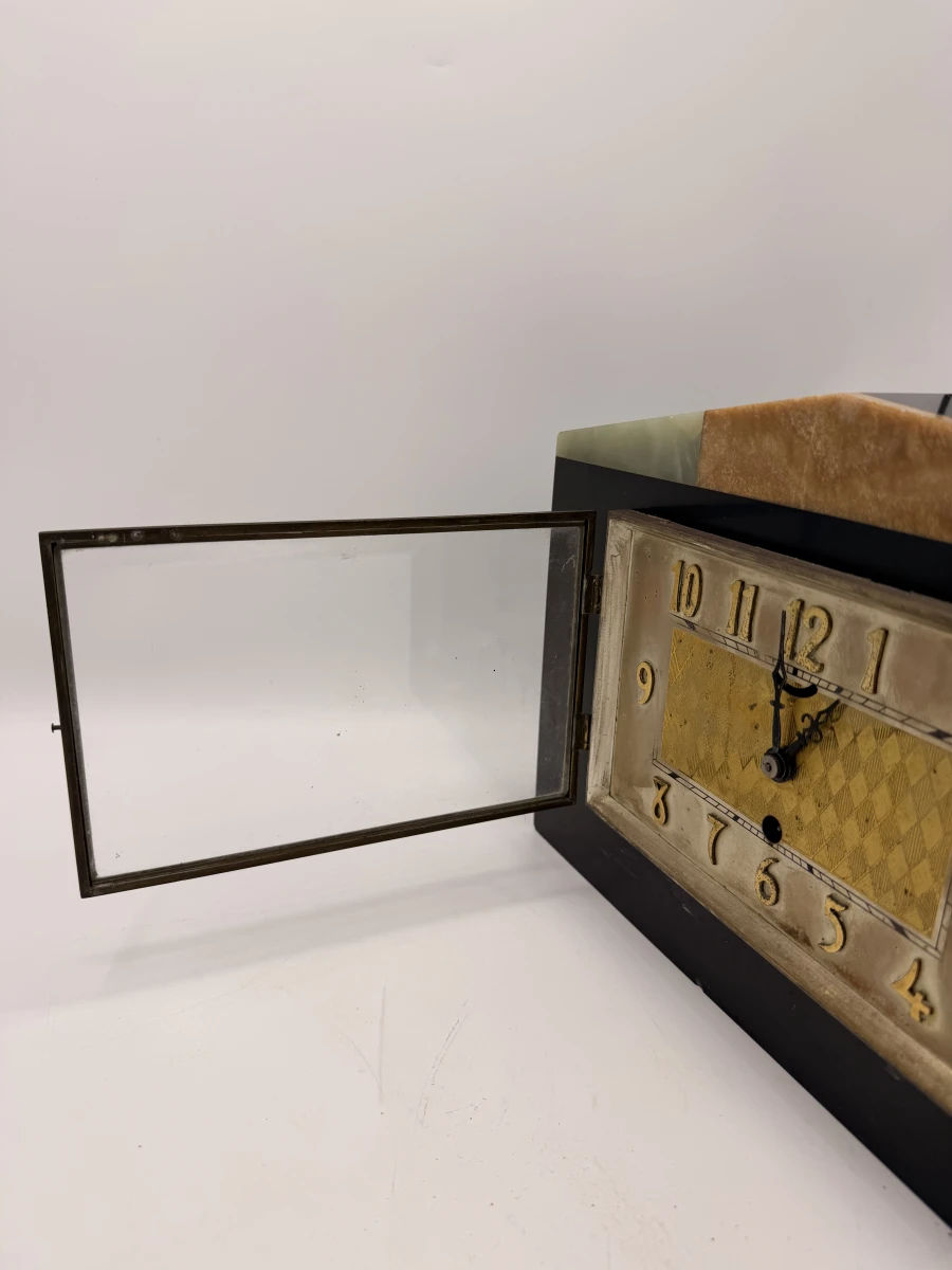 Art Deco pendule schouwklok - foto 7