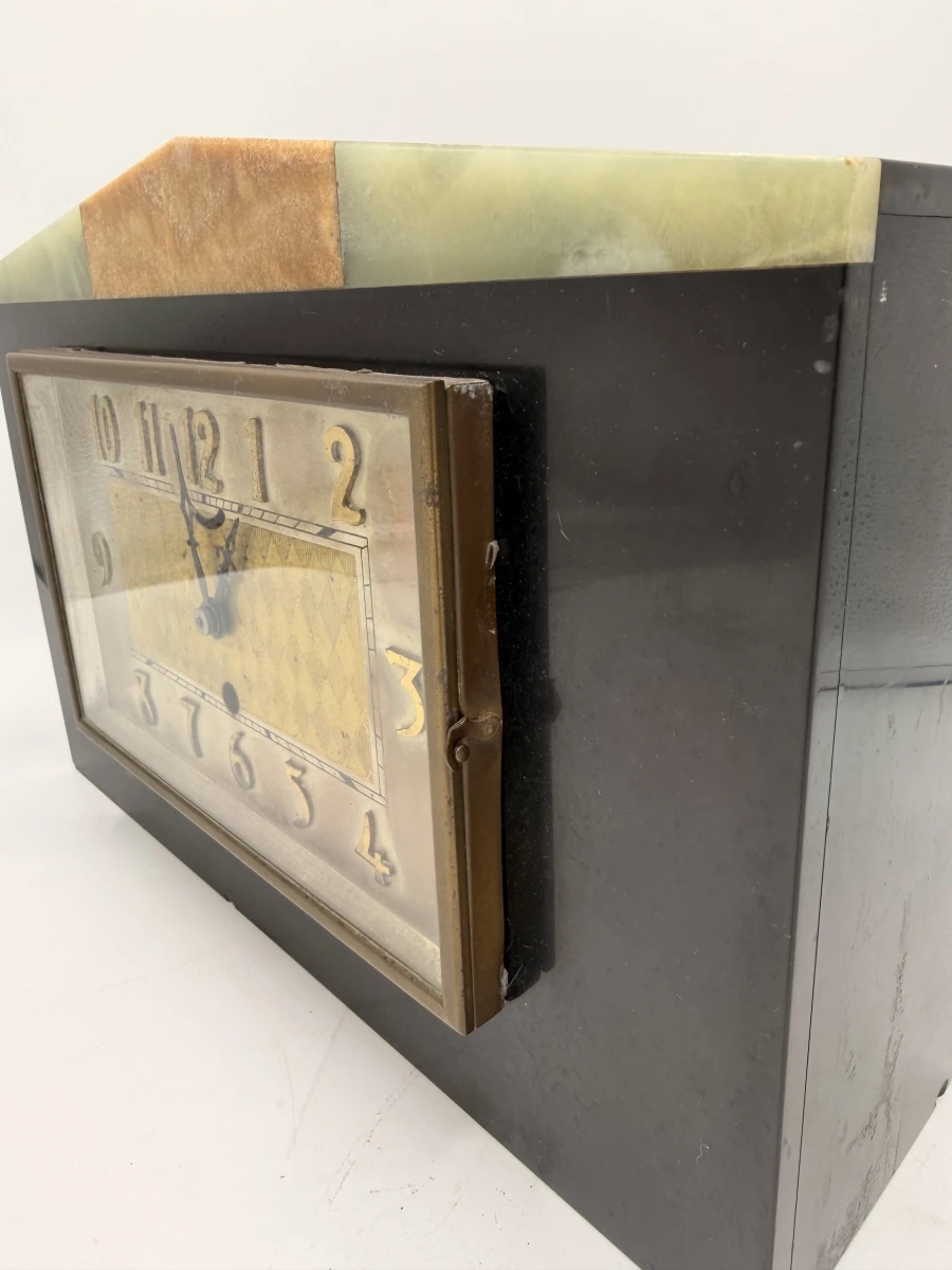 Art Deco pendule schouwklok - foto 8