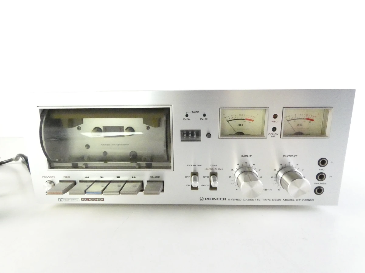 Vintage Pioneer CT-F6060 stereo cassettedeck - foto 2