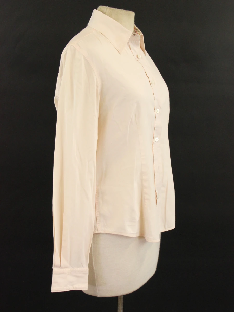 Burberry damesblouse in lichtcrème/poederroze kleur - Size S - foto 3