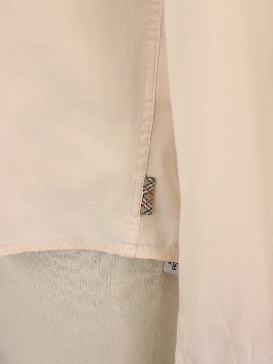 Burberry damesblouse in lichtcrème/poederroze kleur - Size S - foto 6