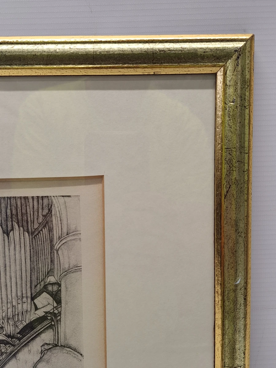 Reproductie van een tekening can de “Sinte Klaas Kerke Gent”- 1936 - Jules De Bruycker - foto 8