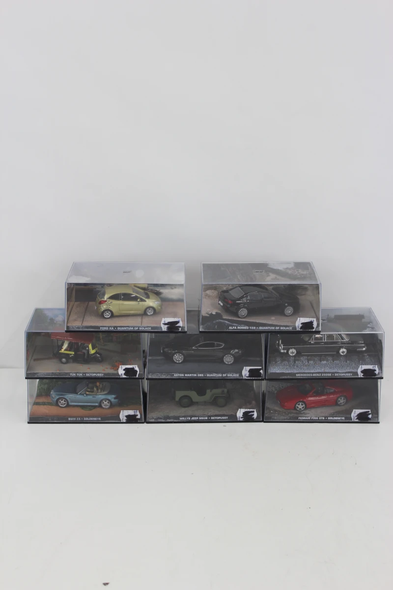 James Bond 007 Modelauto's - Lot van 8 stuks (1:43) GE Fabbri - foto 2