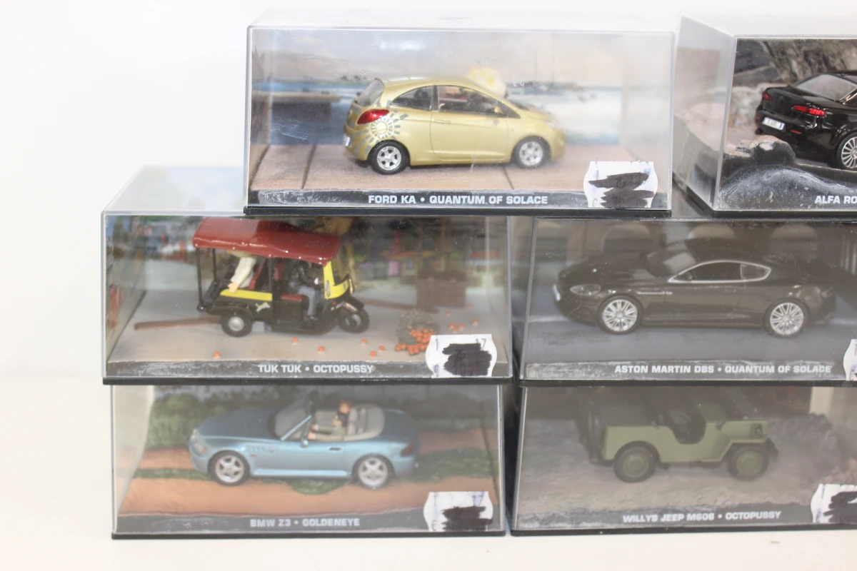 James Bond 007 Modelauto's - Lot van 8 stuks (1:43) GE Fabbri - foto 3
