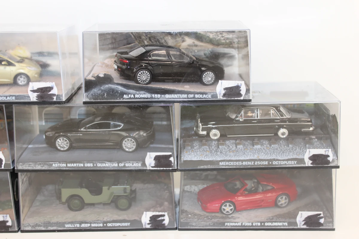 James Bond 007 Modelauto's - Lot van 8 stuks (1:43) GE Fabbri - foto 4