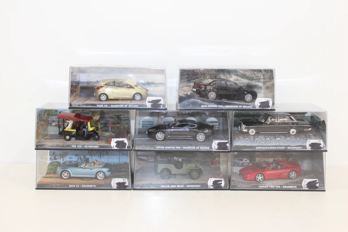 James Bond 007 Modelauto's - Lot van 8 stuks (1:43) GE Fabbri - foto 5