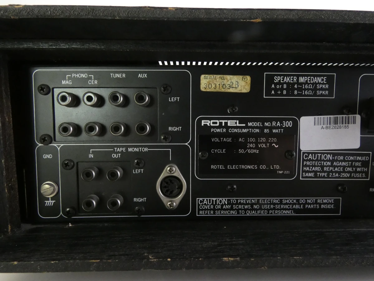 Vintage Rotel RA-300 stereo geïntegreerde versterker - foto 10