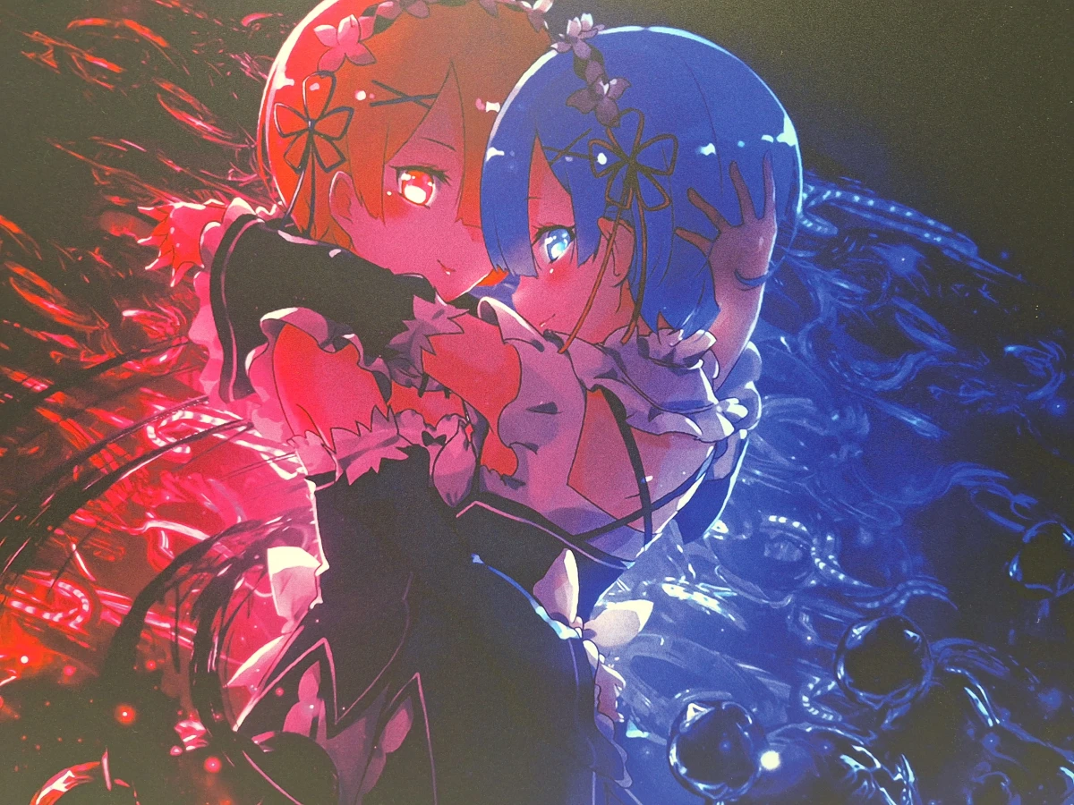 Set van 2 Displate anime metalen wandprints - Kakegurui & Re - foto 4