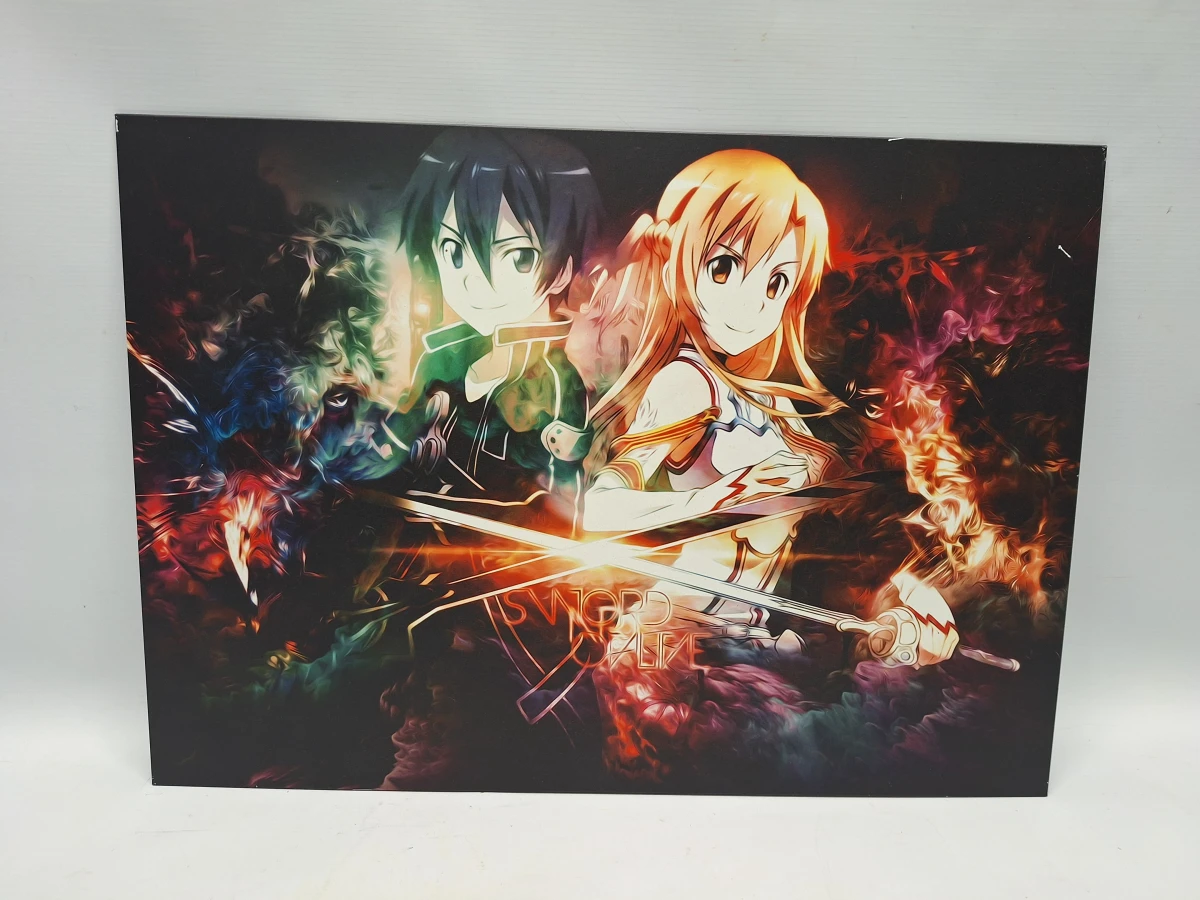 Set van 3 originele Displate animeposters - Akame ga Kill!, No Game No Life & Sword Art Online - foto 2
