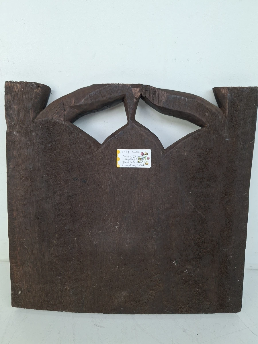 🪵 Uniek Handgesneden Afrikaans Houten Reliëf Paneel – Plattelandsleven / Ritueel - foto 2
